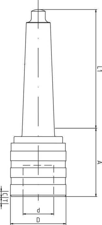 Actual product image Neriox Quick change tapping chuck MK4 M6-M20