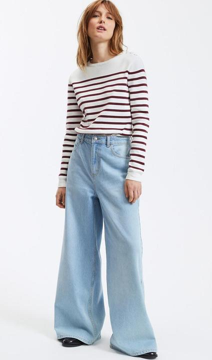 Produktbild La Redoute Collections Gestreifter Pullover (38, M)