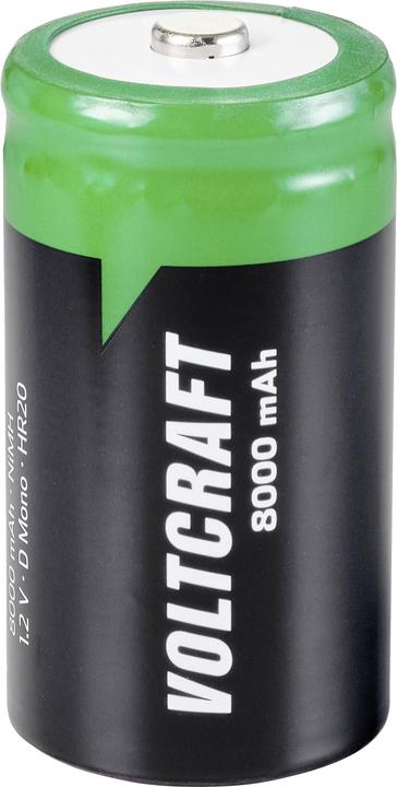 Voltcraft HR20 Batteria Mono D NiMH 8000 mAh 1,2 V 1 pz. (1 pz., D, 8000 mAh)