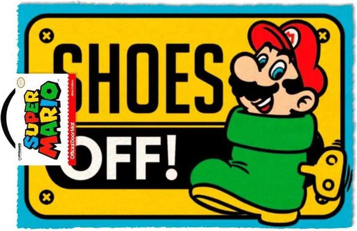 Image du produit Pyramid Super Mario Paillasson Shoes Off (60 x 60 cm)