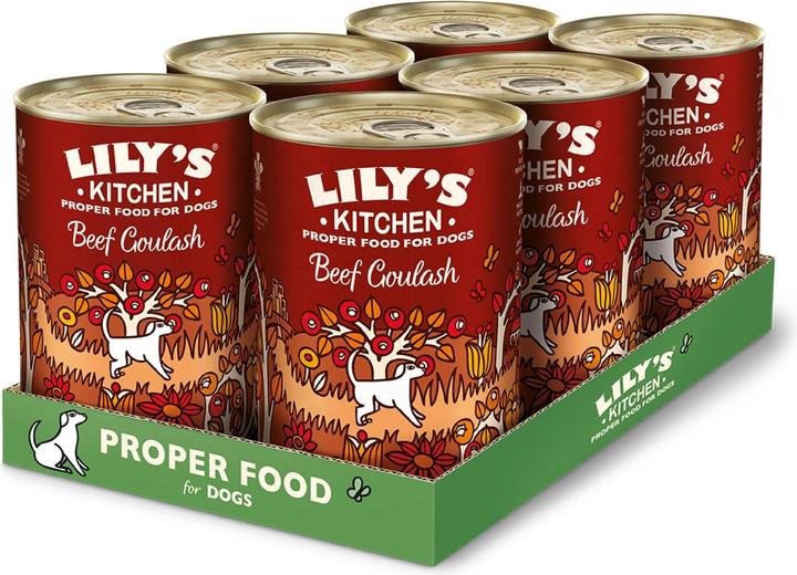 Actual product image Lily's Kitchen Wet food beef goulash, 6 x 400g (Adult, 6 pcs., 2760 g)