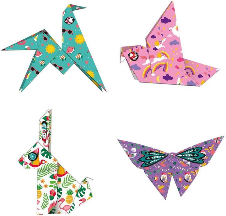 Actual product image Janod CreativeSet Origami Animals