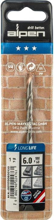 Immagine prodotto Alpen Trapano da muratore (6 mm)