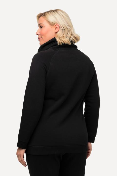 Produktbild Ulla Popken Sweatshirt, weiter Stehkragen, Taschen, Raglan-Langarm (54)