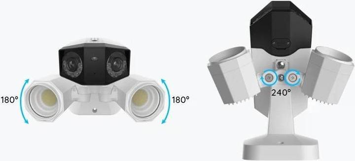 Actual product image Reolink Floodlight F750P 4K camera (4608 x 1728 pixels)