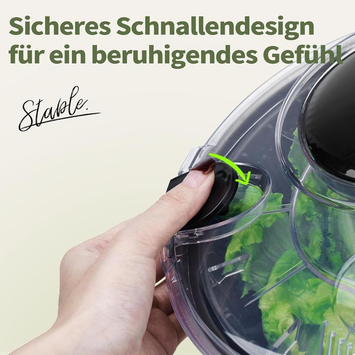Actual product image Peclio Salatschleuder aus Edelstahl