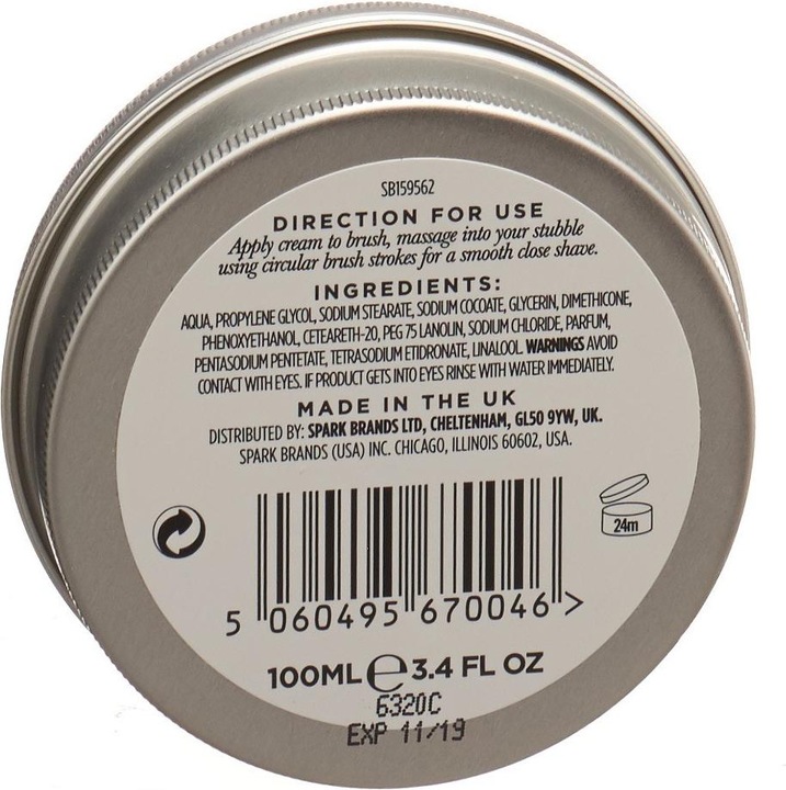 Produktbild Hawkins & Brimble Shaving Cream (100 ml, Rasiercreme)