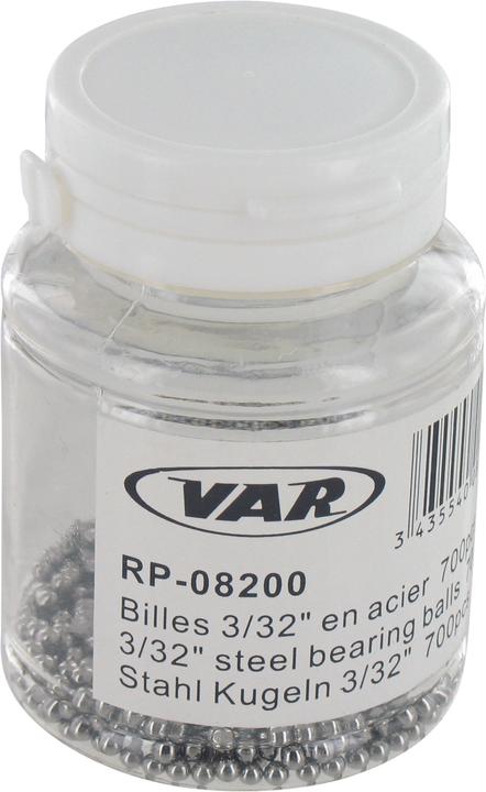 Produktbild VAR Stahlkugeln 3/32" (2.38mm) Fläschen à 700 Stk.