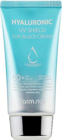 Actual product image Farm Stay Hyaluronic UV Shield Sun Block (Suntan cream, SPF 50+, 70 ml, 70 g)