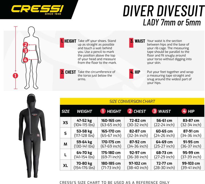 Produktbild Cressi Diver (5 mm, 7 mm, S)