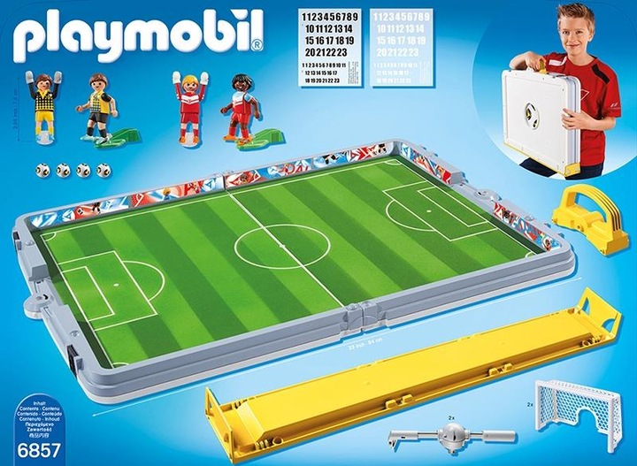 Image du produit Playmobil Terrain de football transportable (6857)