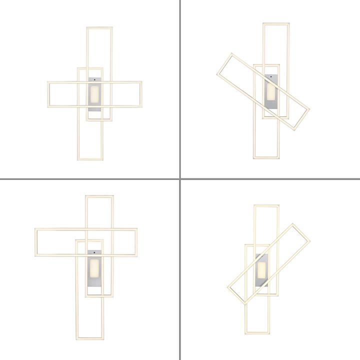 Produktbild Selltec LED Deckenleuchte MINCIO Lichtfarbwechsel CCT, dimmbar, Fernbedienung (5000 lm)