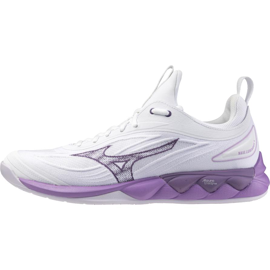 Mizuno, Damen, Hallenschuhe, Wave Luminous 3 (38), Weiss