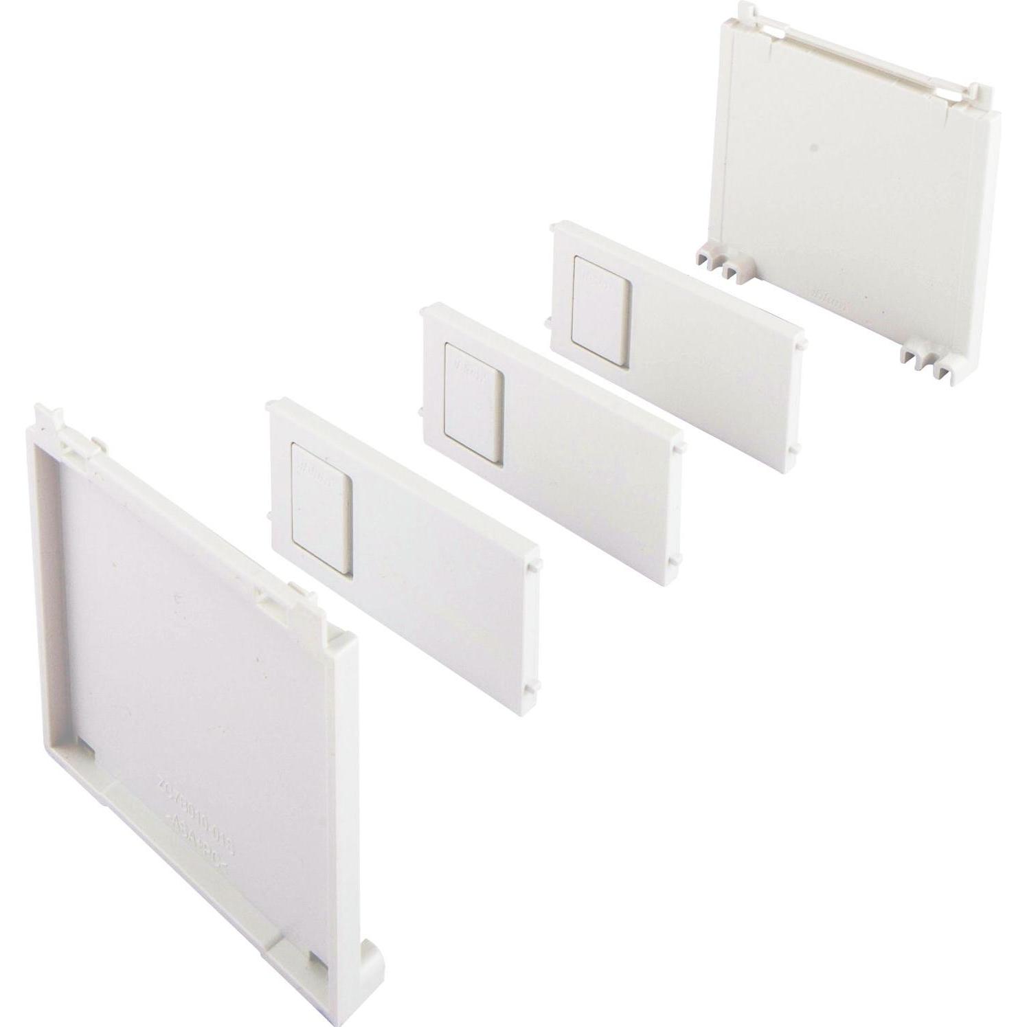 Thumbnail - Blum Flaschenset AMBIA-LINE 100 für Frontschubkasten, Besteckkasten, Weiss