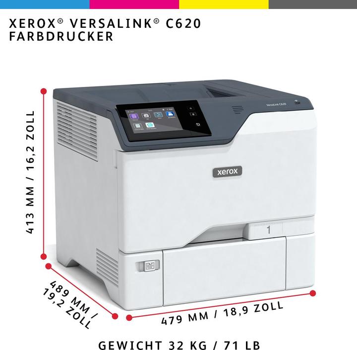 Image du produit Xerox VERSALINK C620 A4 50PPM RECTO VERSO (Laser, Couleur)