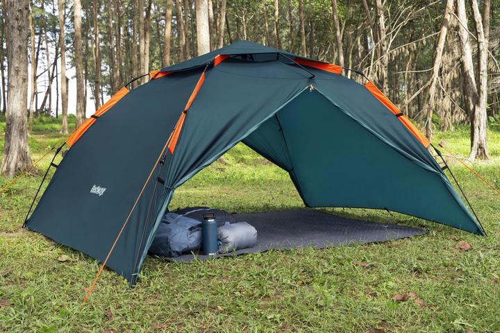 Actual product image Bestway Tent Polyester 2 Entrances 2 Exits 70/210/70x240x138 cm Camping 68142 (4.81 kg, 4 persons)