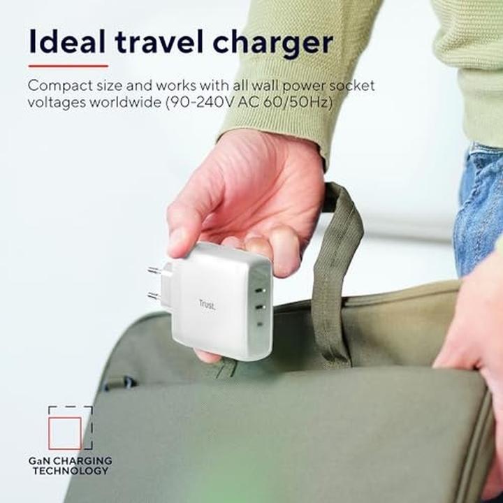 Actual product image Trust MAXO 65W 2P USB-C (65 W)