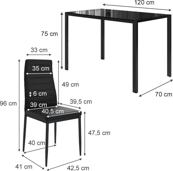Actual product image Vicco Set Grand (Glass)