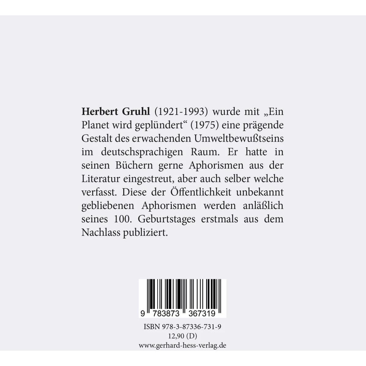 Thumbnail - Herbert Gruhl, Fachbücher von Herbert Gruhl, Konrad Adam