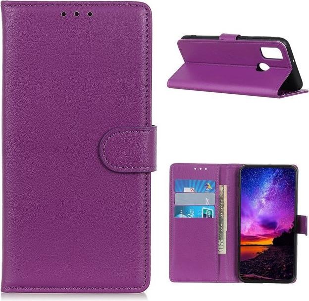 Produktbild MU Classic Litchi Leder Bookcover Series (OnePlus Nord N100)