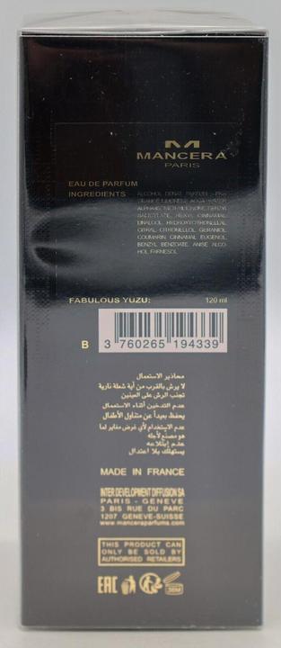 Actual product image Mancera Eau de Parfum Fabulous Yuzu (Eau de parfum, 120 ml)