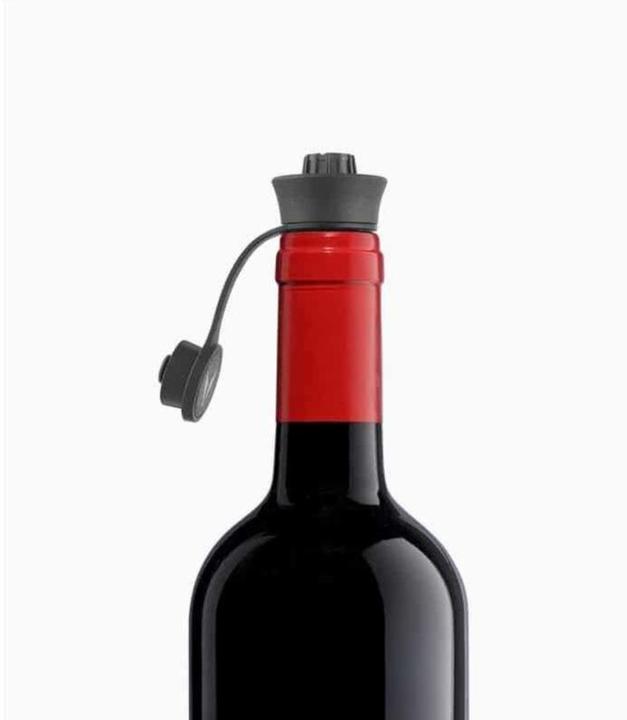 Image du produit Coravin Bouchon à vis pour verseur à vin 6 pièces, noir (Bouchon de vin)