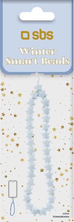 Actual product image SBS Beaded wrist charm strap for smartphone