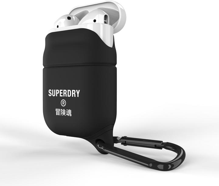 Image du produit Superdry AirPods Cover Waterproof czarny /black 41692 (Sac pour écouteurs)