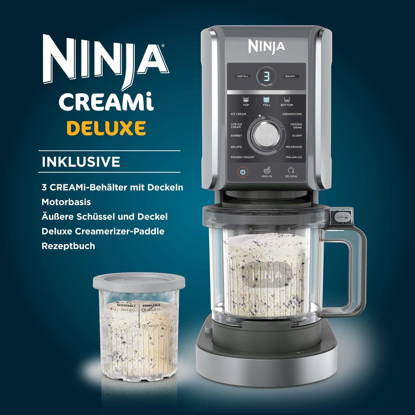 Thumbnail - Ninja Creami Deluxe, Eisherstellung, Schwarz, Grau