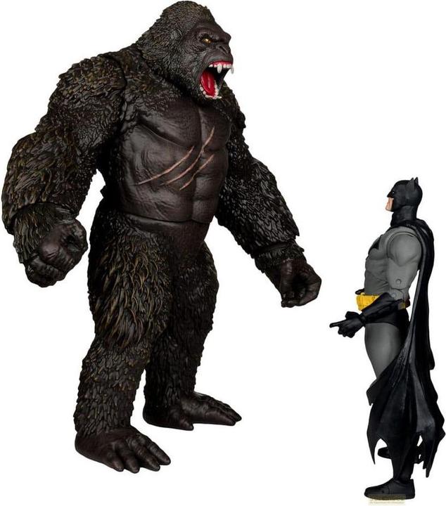 Actual product image McFarlane DC Justice League Monsterverse DC Multiverse Actionfiguren 2er-Pack Batman & Kong 29 cm
