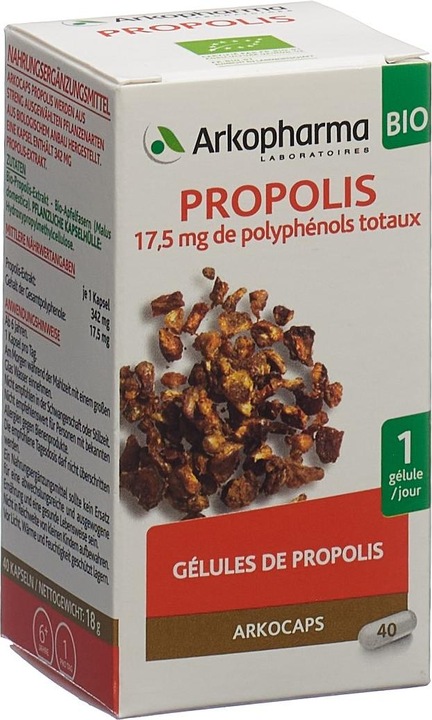 Produktbild Arkopharma Arkocaps Bio Propolis Kapseln (40 Stück, Kapseln, 42 g)