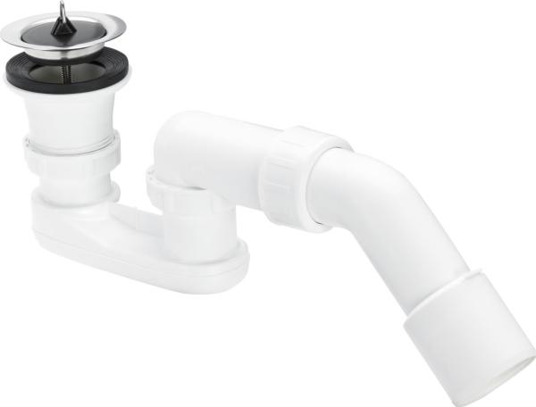 Immagine prodotto Viega Sifone per piatti doccia con filtro e tappo in gomma 52 mm cromato (703233)