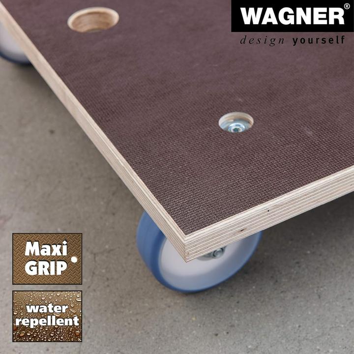 Produktbild Wagner System Transportroller aus Filmsiebdruckplatte (500 kg)