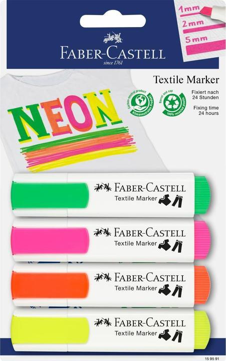 Produktbild Faber-Castell Textilmarker (4x)