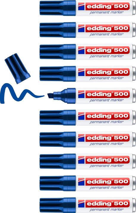 Image du produit Edding 500 (Bleu, 2 mm, 1 x)