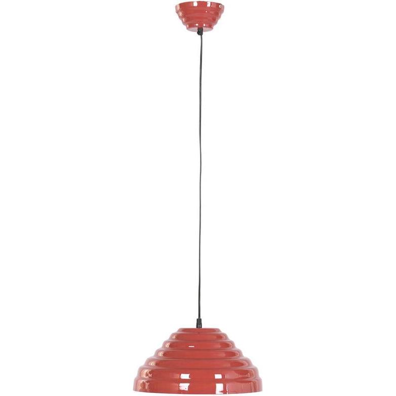 Esprit, Lampada a sospensione, Deckenlampe Home Rot Metall Eisen 50 W 35 x 35 x 17 cm