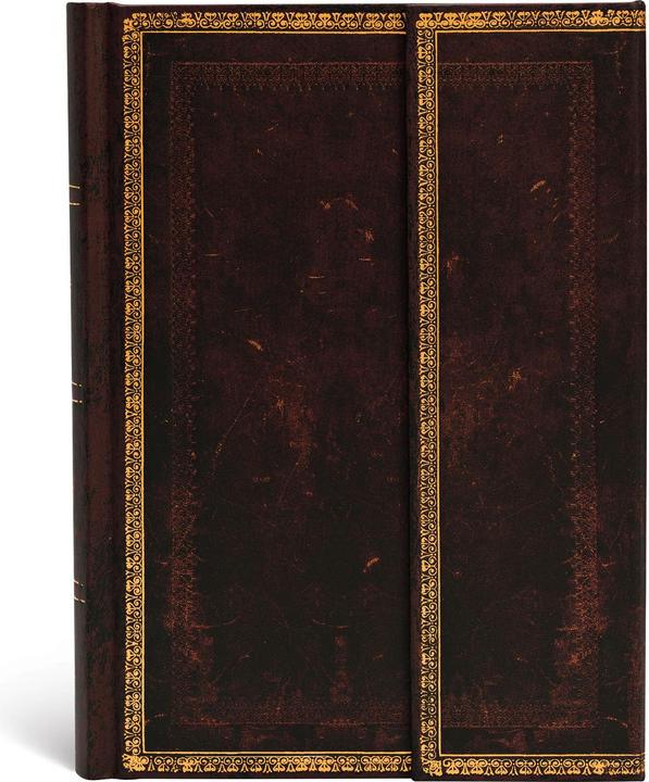 Produktbild Paperblanks Schwarzes Marokkoleder Flexi - Notizbuch (Spezial, Liniert, Harter Einband)