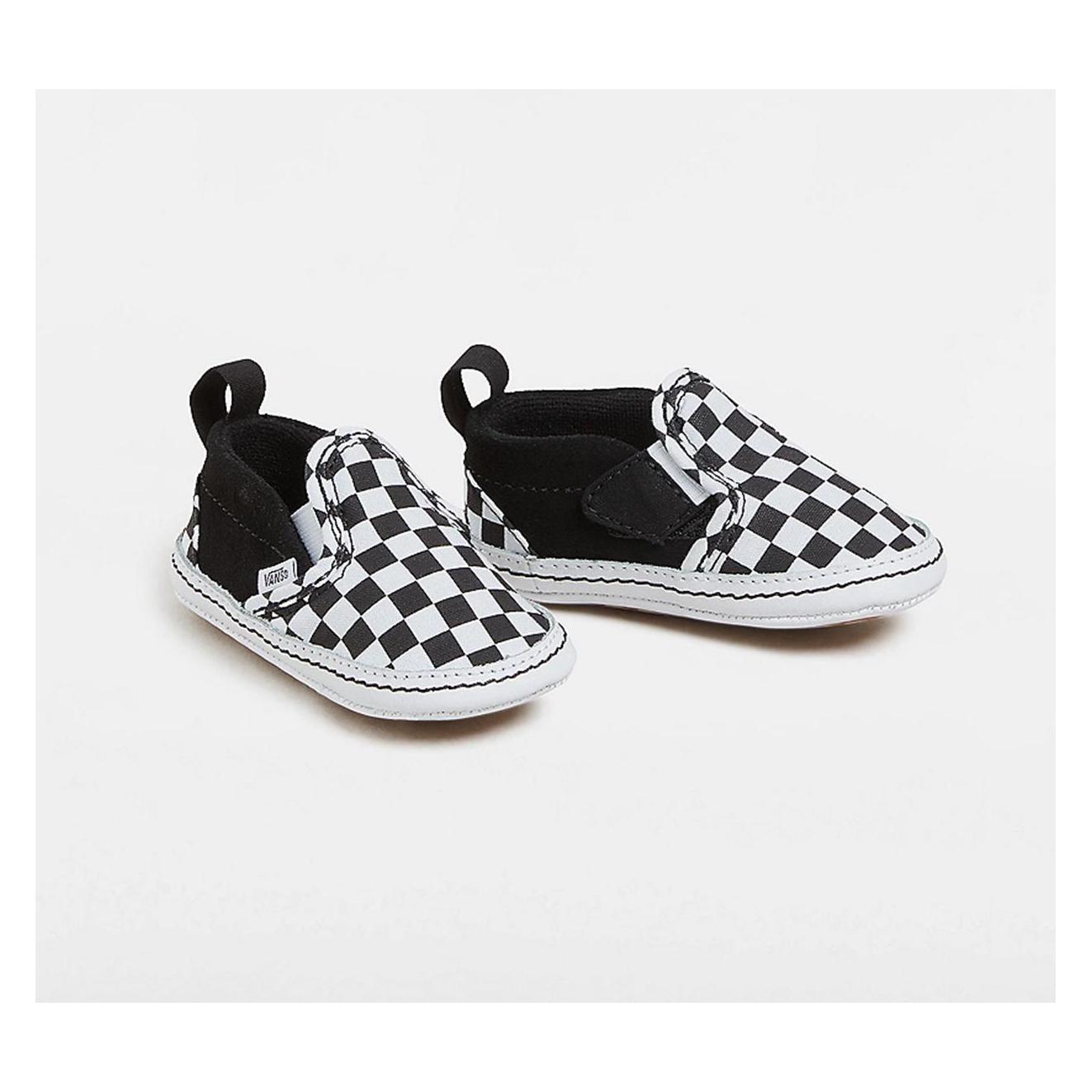 Vans, Sneakers, In Slip-On V Crib (Checker) Black/TrueWhite, Schwarz, (17)