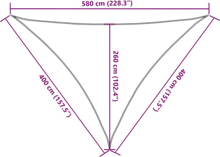 Image du produit vidaXL Sonnensegel (150 x 400 cm)