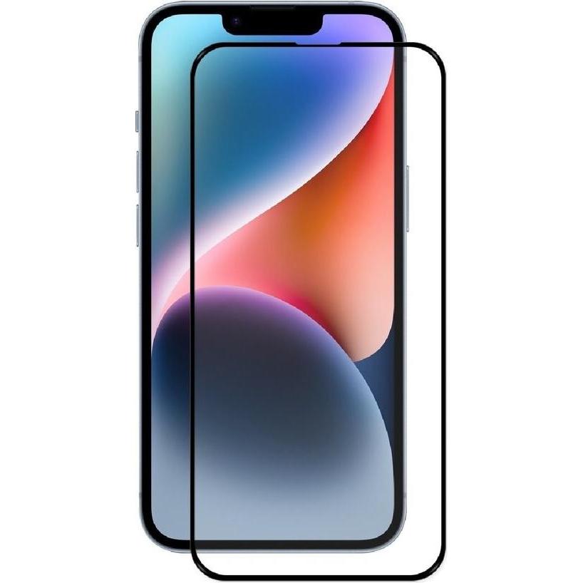 Protectorking 1x echtes Tempered 9H Panzerhartglas 3D KLAR (1 Stück, Apple iPhone 14 Plus), Smartphone Schutzfolie, Tran...