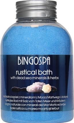 Immagine prodotto BingoSpa Bagno rustico con sale del Mar Morto, bagno schiuma per l'idratazione e la rigenerazione della (Sali da bagno)
