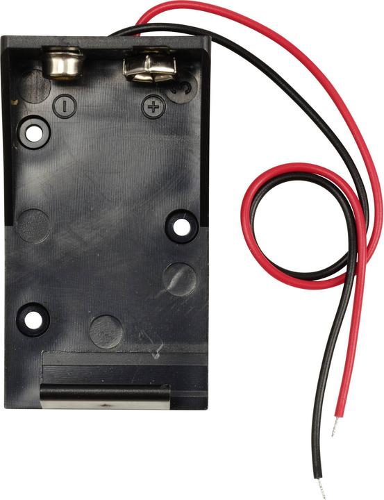 Immagine prodotto Tru Components TC-13220592 Batteriehalter 1x 9 V Block Kabel (L x B x H) 54 x 30