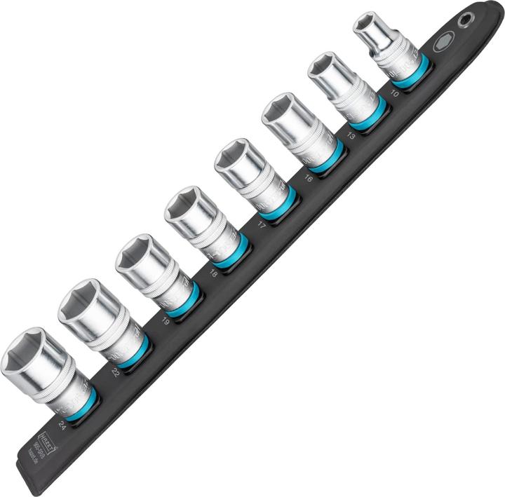 Produktbild HAZET SmartRail ∙ Flexible Kunststoff-Steckleiste 900-SR/8 ∙ Vierkant12,5 mm (1/2 Zoll) ∙ 10 ∙ 13 ∙… (13 mm, 19 mm, 16 mm, 24 mm, 22 mm, 18 mm, 17 mm, 10  mm)