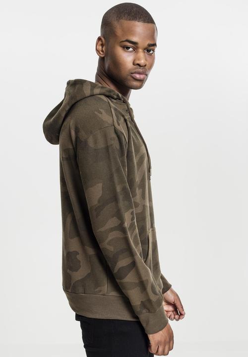 Produktbild Urban Classics High Neck Camo Hoody (M)