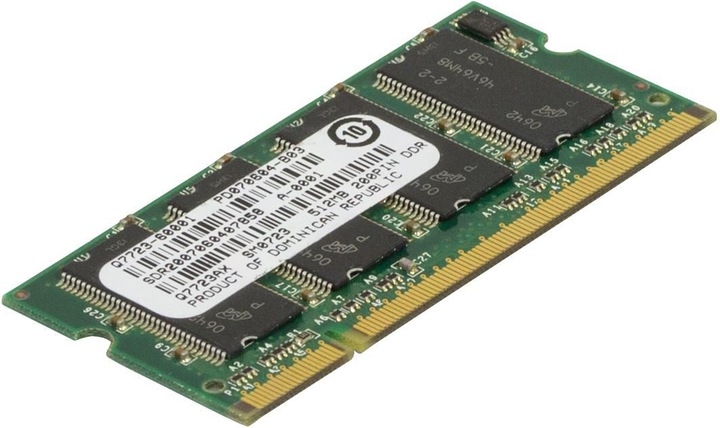 Produktbild HP DIMM-512MB DDR 200PIN SDRAM BK (1 x 512MB, 200 MHz, DDR2-RAM, SO-DIMM)