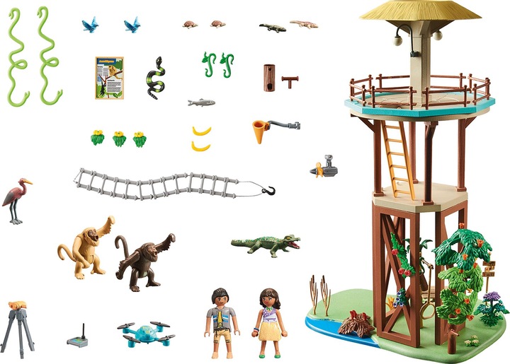 Produktbild Playmobil Forschungsturm mit Kompass (71008, Playmobil Wiltopia)