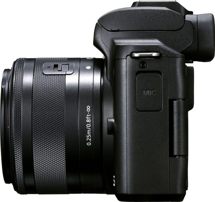 Produktbild Canon EOS M50 Mark II (15 - 45 mm, 24 Mpx, APS-C / DX)