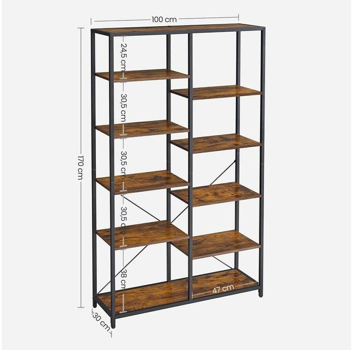 Actual product image Vasagle Havanna (100 x 30 x 170 cm)