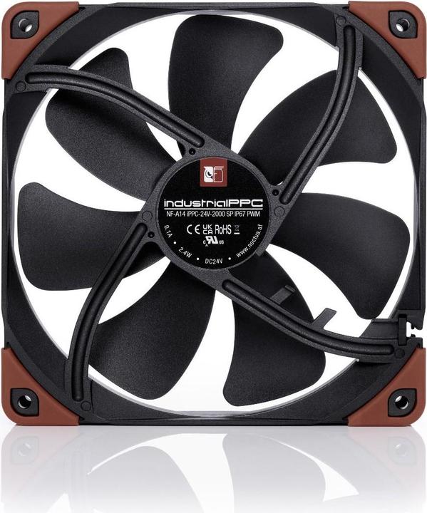 Actual product image Noctua NF-A14 indu.2000 IP67 140x140x25 NF-A14 industrialPPC-24V-2000 SP IP67PWM (140 mm, 1 x)