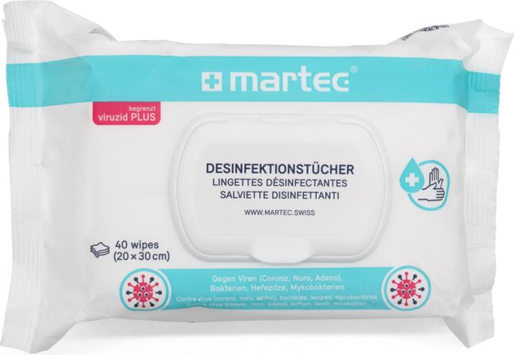 Actual product image Martec Disinfectant wipes (400 g)